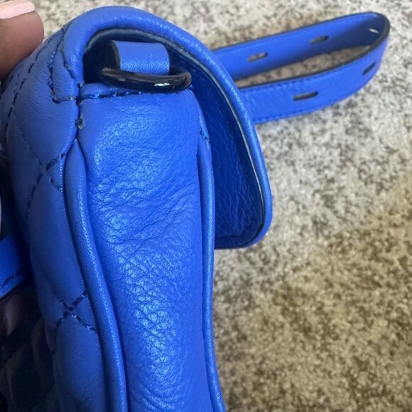 Rebecca Minkoff Mini Affair Ultraviolet Quilted Fanny Pack - Picture 8 of 9